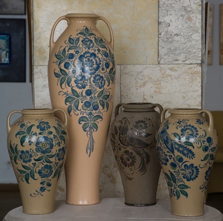 Painted vases