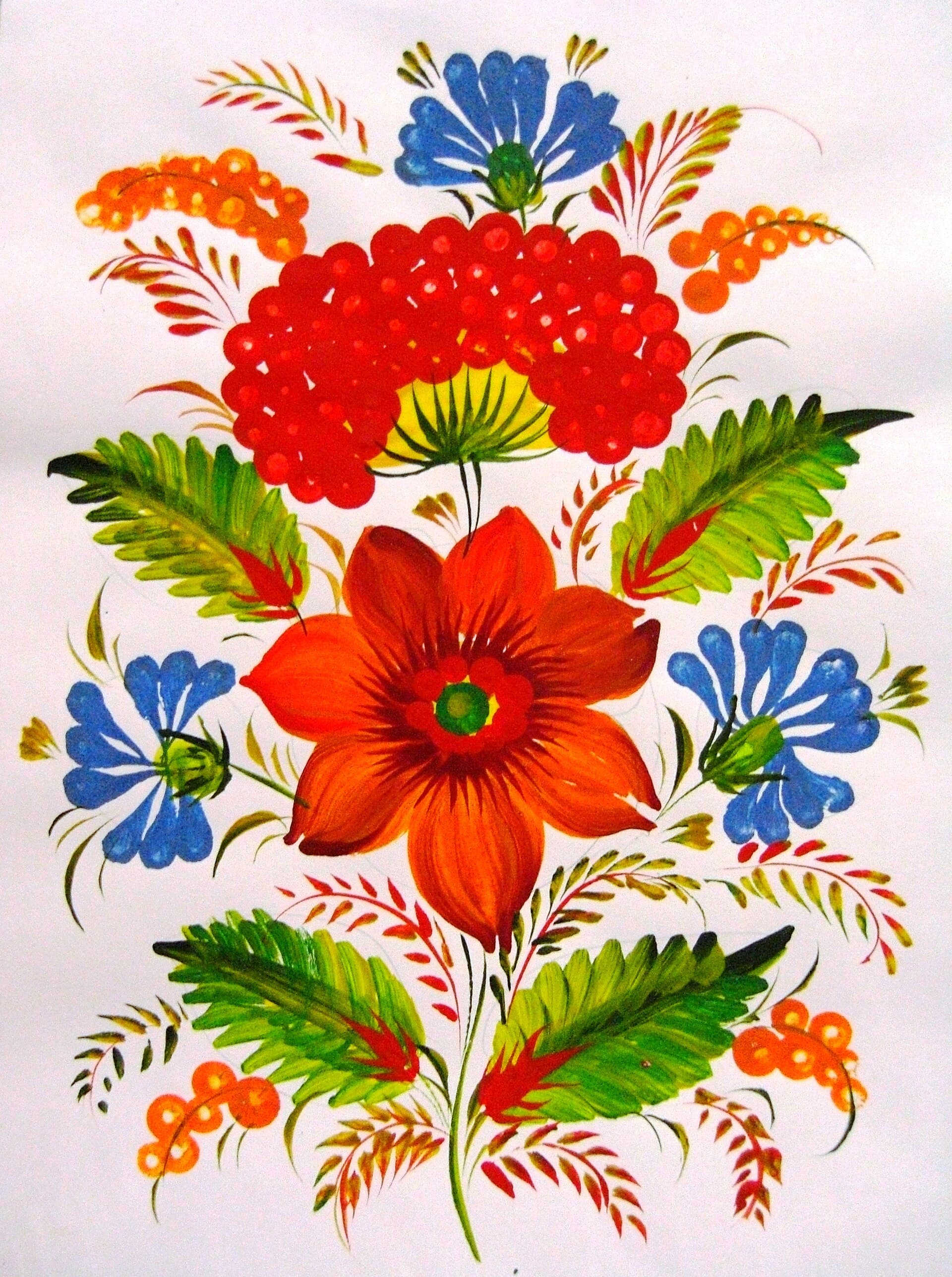 Poppies and cornflowers