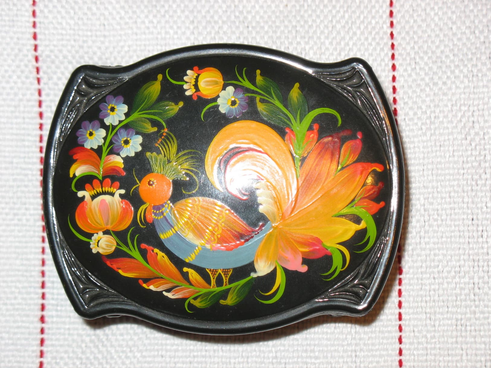 Casket with a bird, 1980s